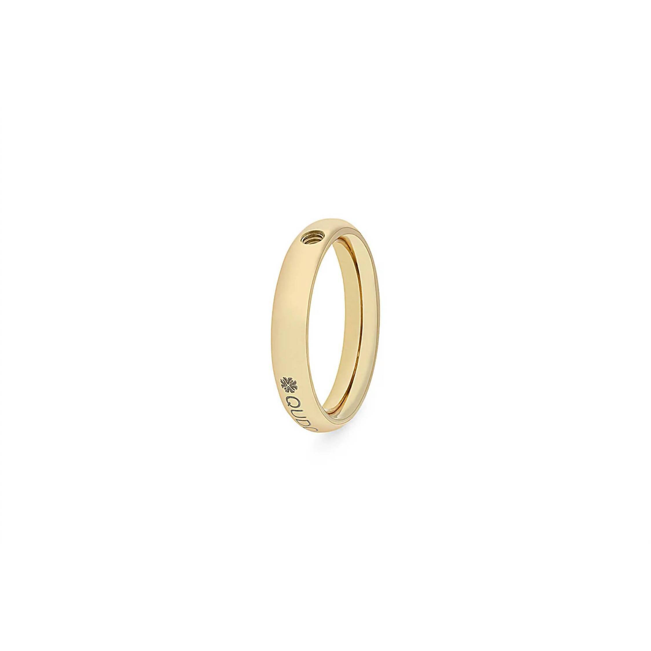 New Qudo Women's Basic Small Ring In Gold